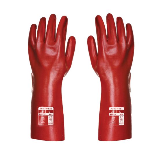 Picture of A435 PVC Gauntlet - Red