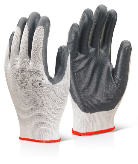Picture of EC7N - Nitrile P/C Polyester Glove - Grey