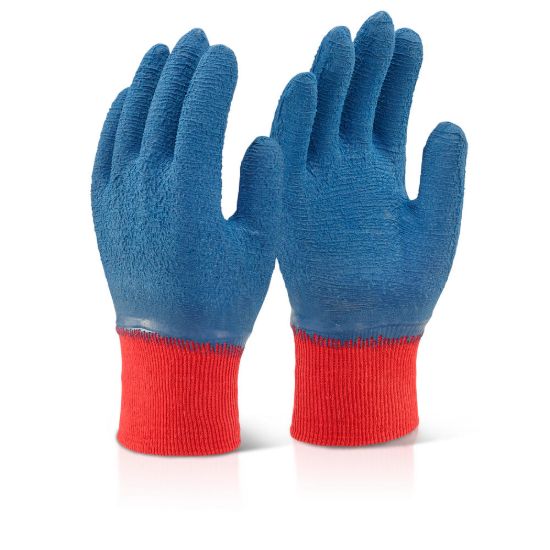Picture of LFCGGB - Latex Fully Coated Gripper Glove - Blue