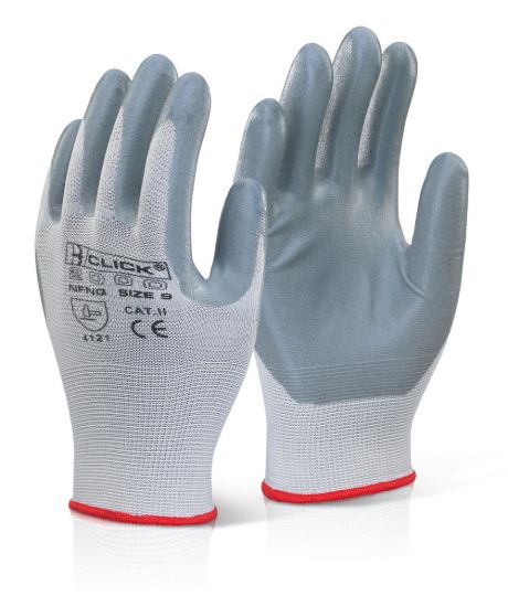 Picture of NFNG - Nitrile Foam Nylon Glove - Grey