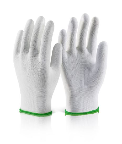 Picture of EC11 Polyester Knitted Liner Glove White