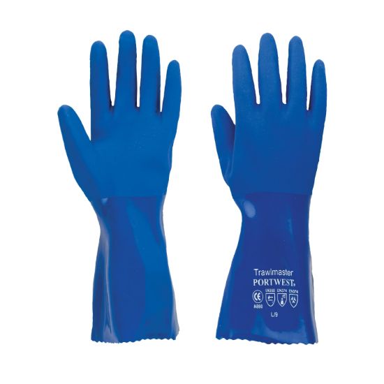 Picture of A880 Trawlmaster 30cm Gauntlet - Blue