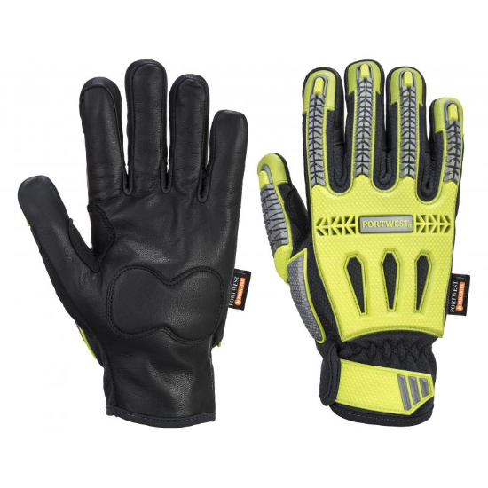 Picture of A762 R3 Impact Winter Glove - Yellow/Black