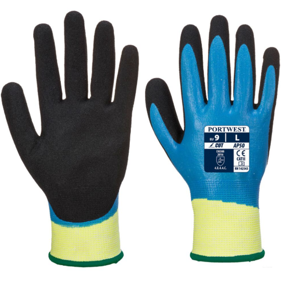 Picture of AP50 Aqua Cut Pro Glove - Blue/Black