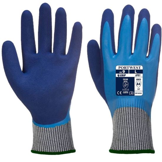 Picture of AP81 Liquid Pro HR Cut Glove - Blue