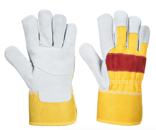 Picture of A219 Classic Chrome Rigger Glove - Yellow/Red