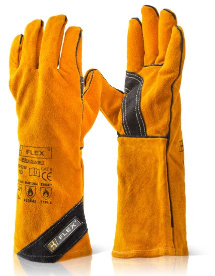 Picture of BFPGW Premium Golden Welders Gauntlet Gold