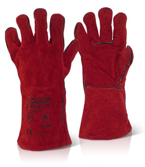 Picture of C2W Welders Gauntlet Red