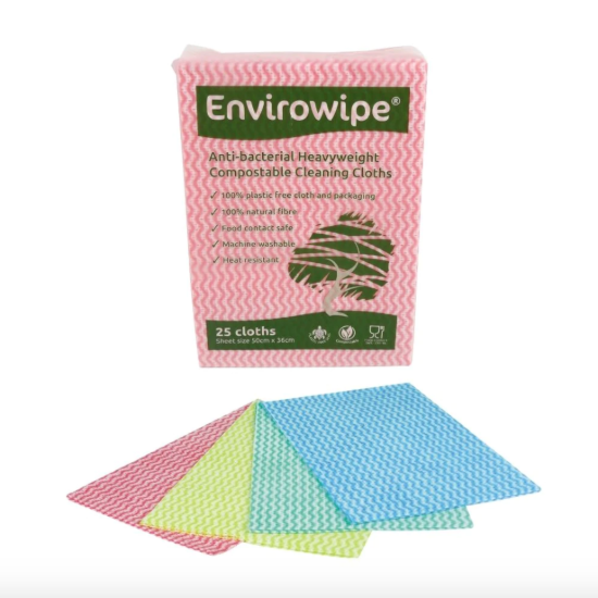 Picture of ENVIROWIPE FOLDED CLEANING CLOTHS - COMPOSTABLE (6 PACKS)