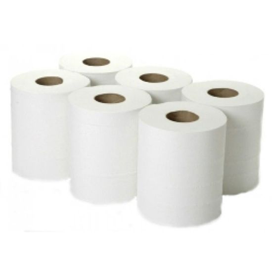 Picture of CENTREFEED ROLL (WHITE) 2 PLY - 6 ROLLS x 150M