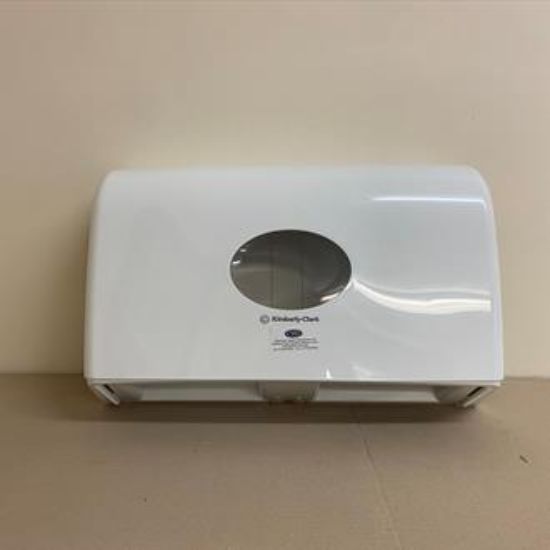 Picture of KC6947 AQUARIUS TWIN JUMBO TOILET ROLL DISPENSER