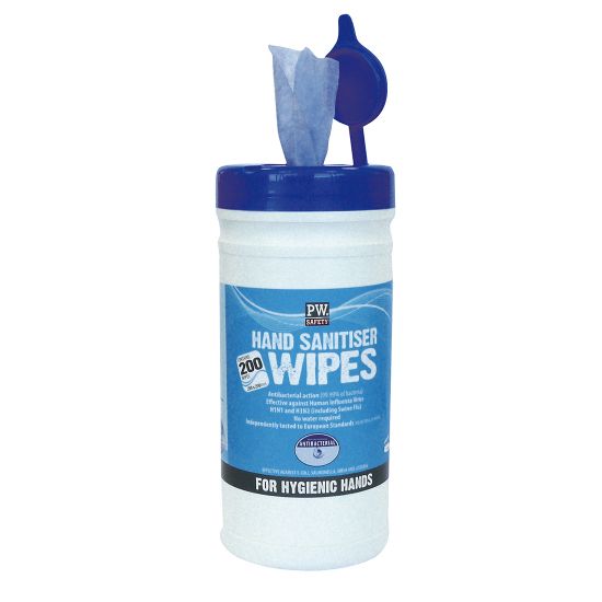 Picture of IW40 - Hand Sanitiser Wipes (200 Wipes) Blue