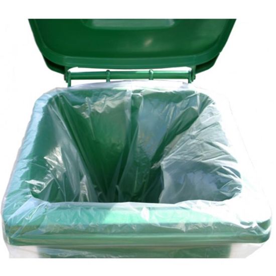 Picture of CLEAR WHEELIE BIN LINER 30 x 45 x 54"